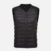Women's Ultra Light Duck Down Vest Autumn Winter Warm Round Collar Sleeveless Coat 2019 Light Weight Korean All Match Thin Vests - Black - XL