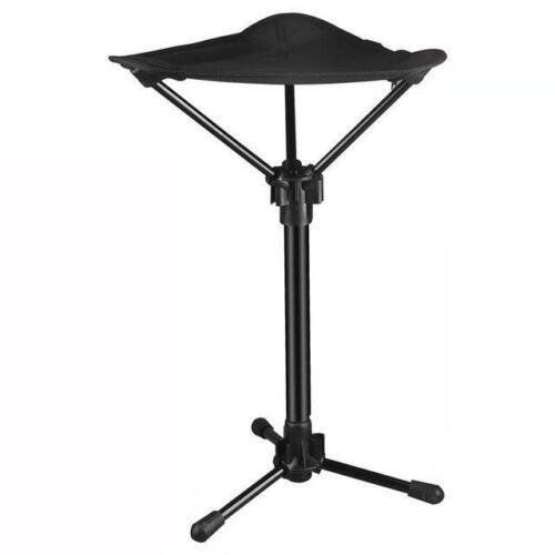 Outdoor Portable Retractable Stool Fishing Summer Hiking Chair Travel Fordable Stool - black Outdoor Portable Retractable Stool Fishing Summer Hiking Chair Travel Fordable Stool - black