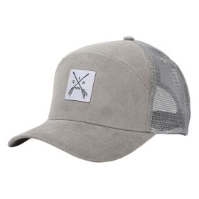 Grey Corduroy Arrow Snapback - Grey